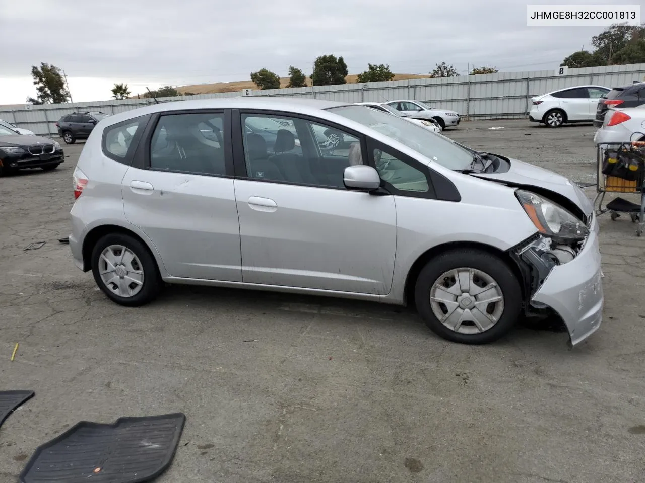 2012 Honda Fit VIN: JHMGE8H32CC001813 Lot: 71661434