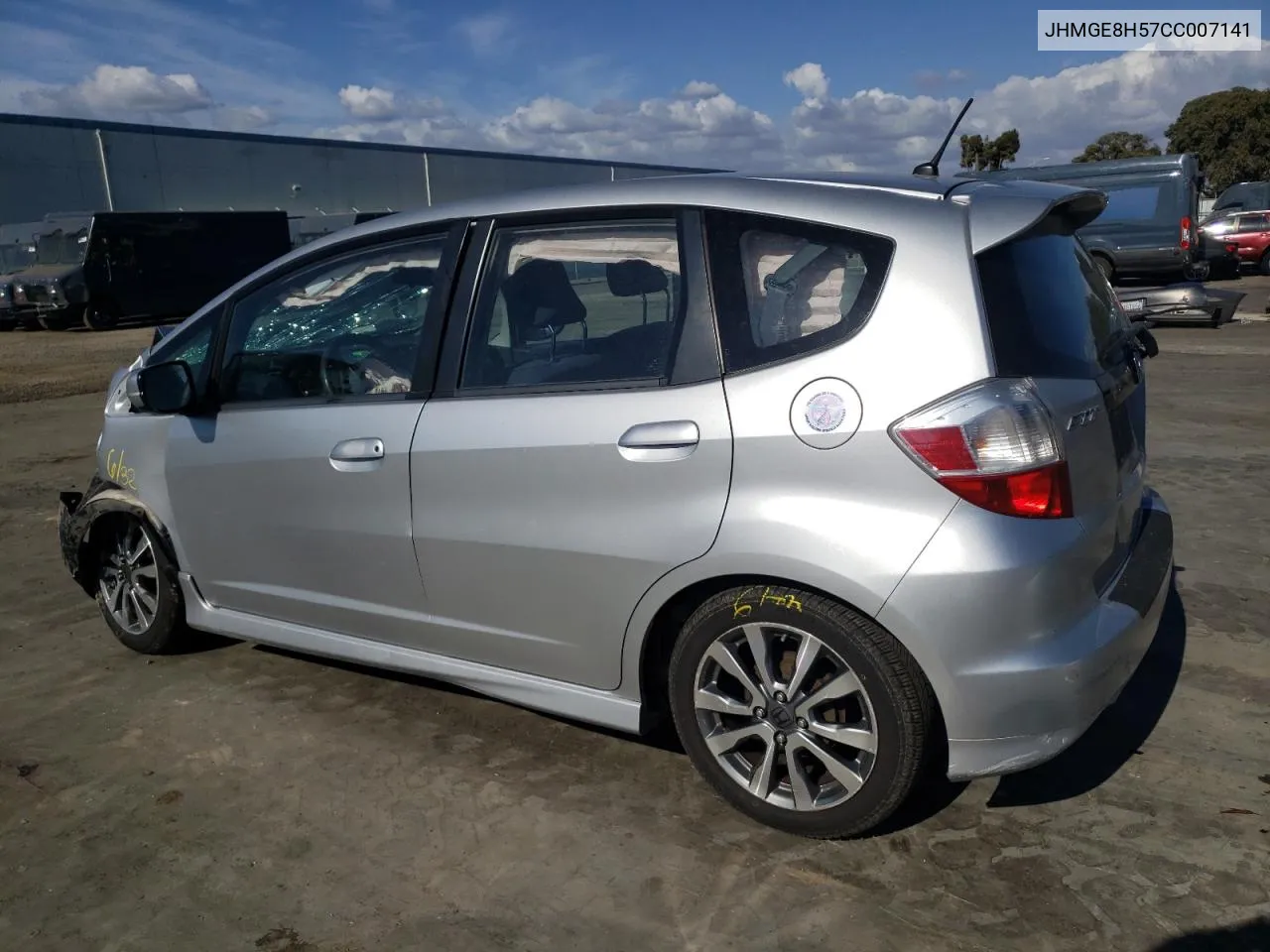 JHMGE8H57CC007141 2012 Honda Fit Sport