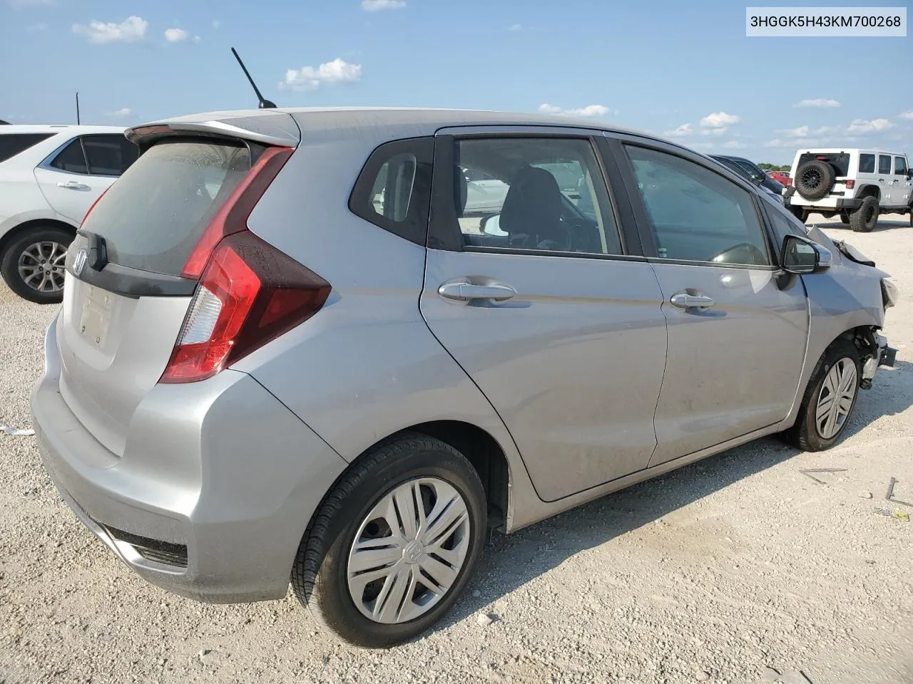 2019 Honda Fit Lx VIN: 3HGGK5H43KM700268 Lot: 71567104