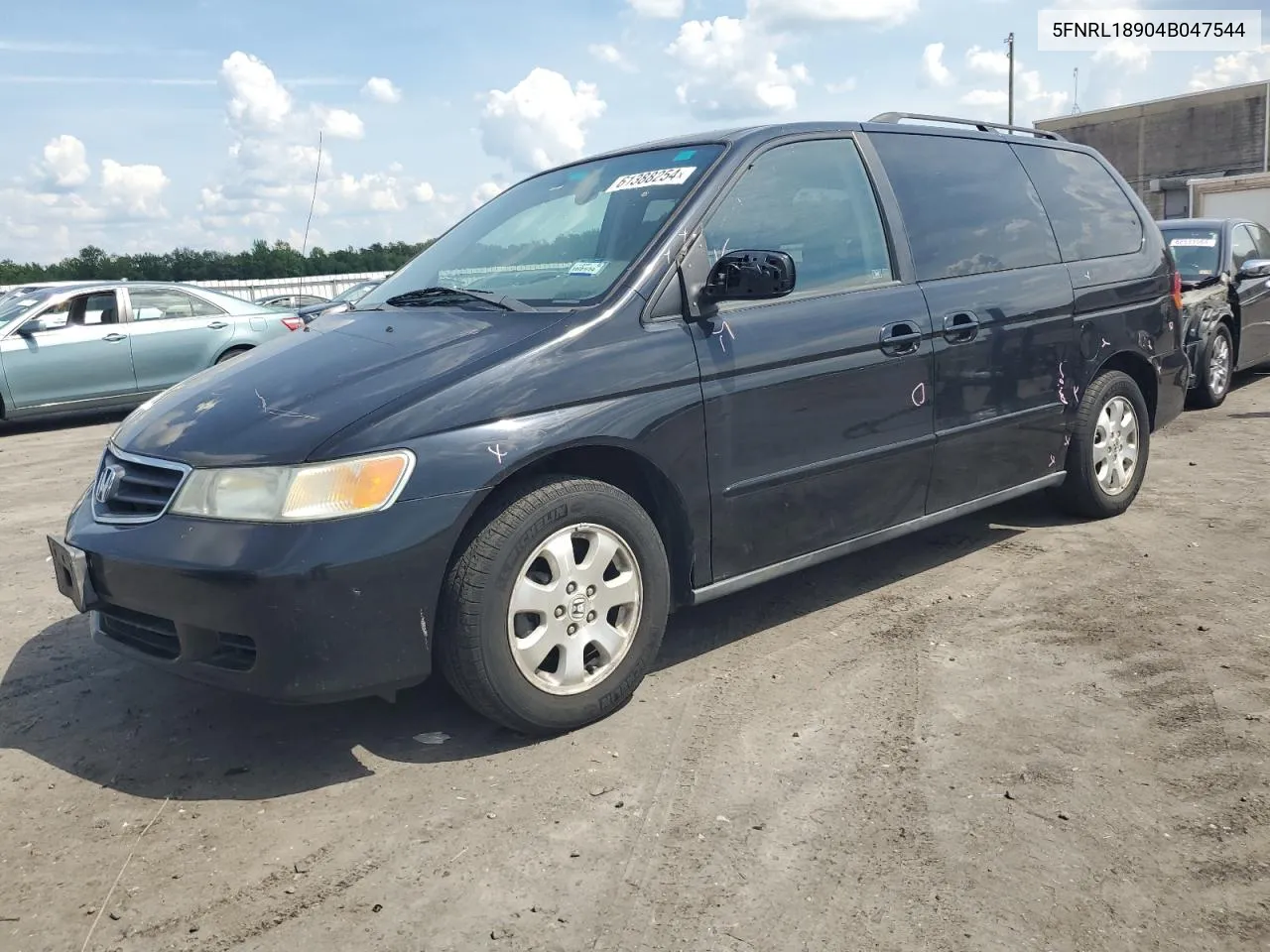 2004 Honda Odyssey Exl VIN: 5FNRL18904B047544 Lot: 61388254