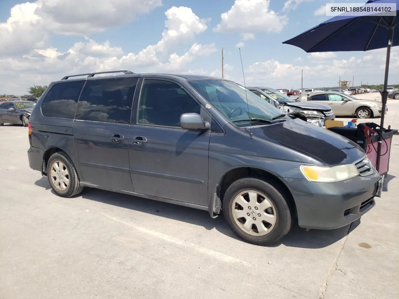 2004 Honda Odyssey Ex VIN: 5FNRL18854B144102 Lot: 70471104