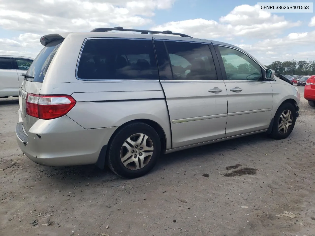 2006 Honda Odyssey Exl VIN: 5FNRL38626B401553 Lot: 70397794