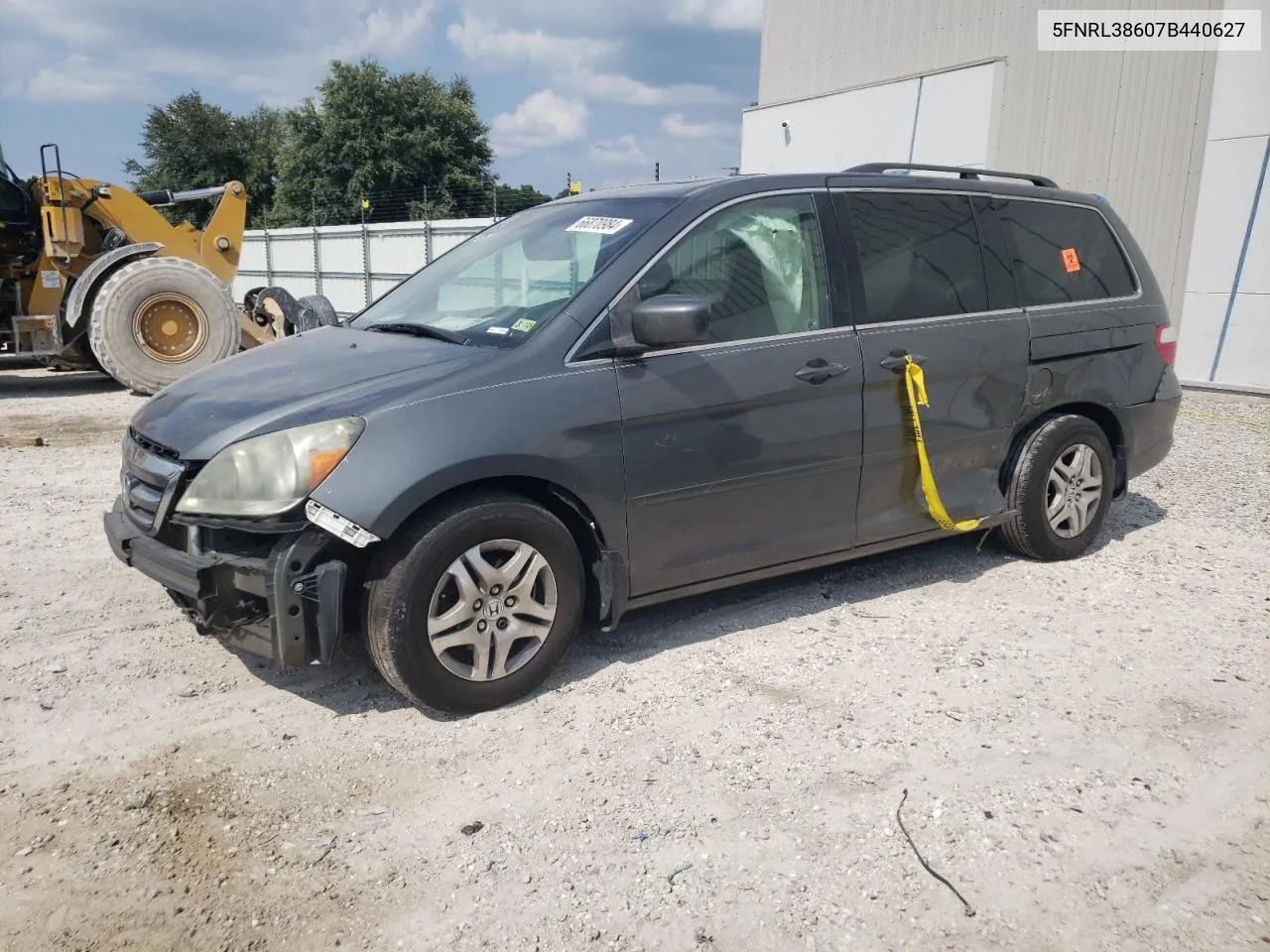 2007 Honda Odyssey Exl VIN: 5FNRL38607B440627 Lot: 66870984