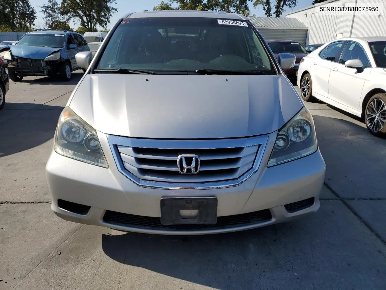 5FNRL38788B075950 2008 Honda Odyssey Exl