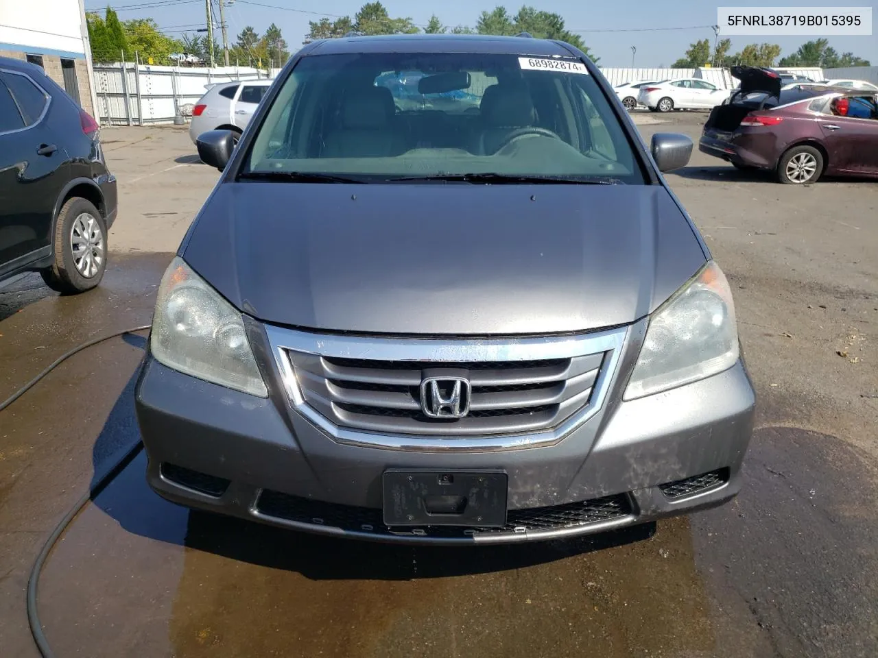 2009 Honda Odyssey Exl VIN: 5FNRL38719B015395 Lot: 68982874