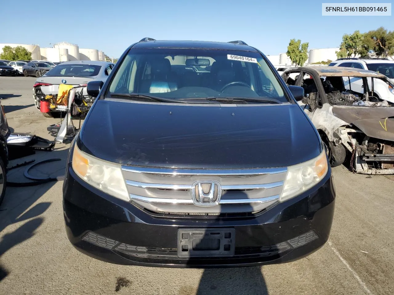 2011 Honda Odyssey Exl VIN: 5FNRL5H61BB091465 Lot: 69040164