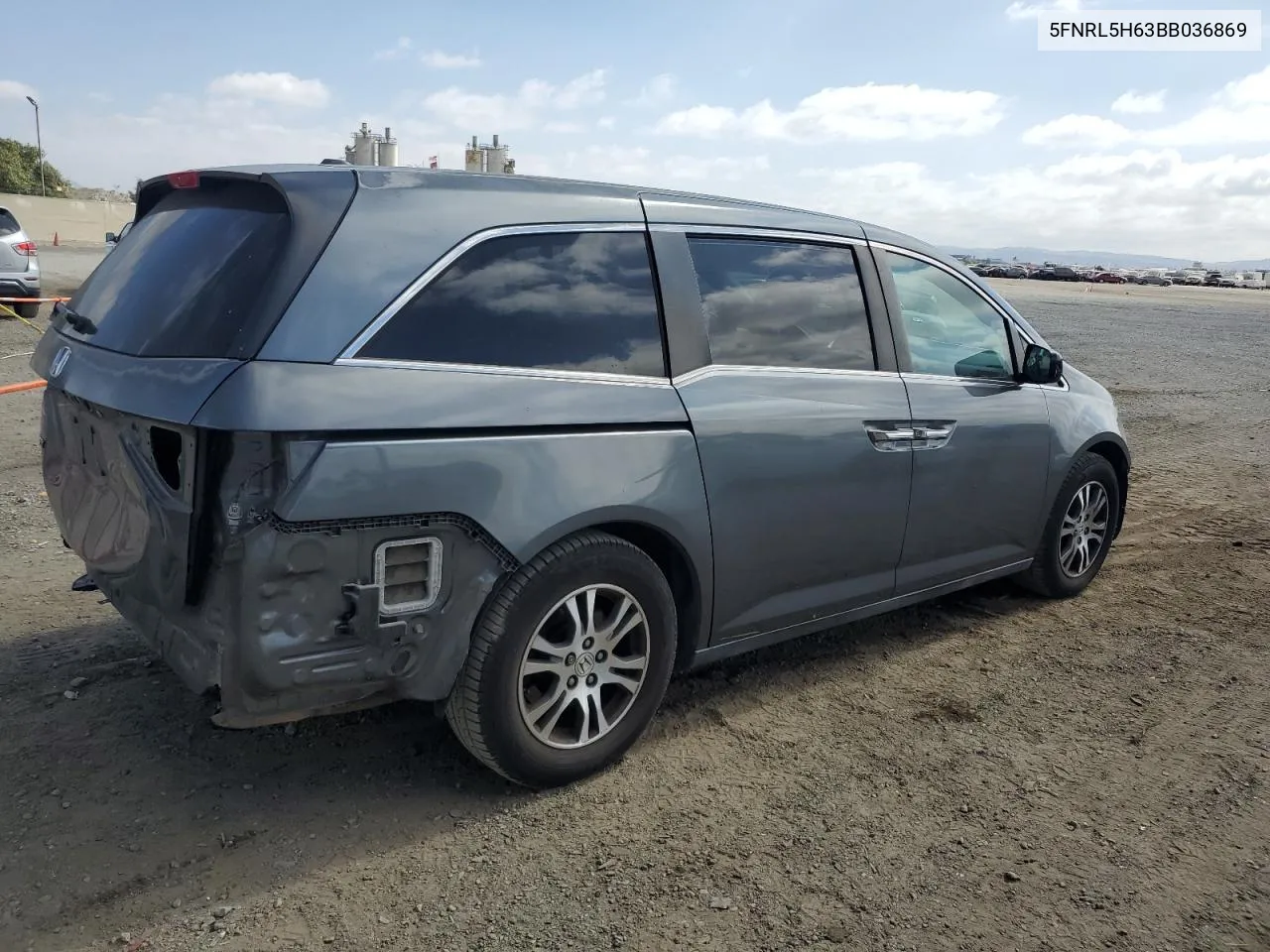 2011 Honda Odyssey Exl VIN: 5FNRL5H63BB036869 Lot: 71997474