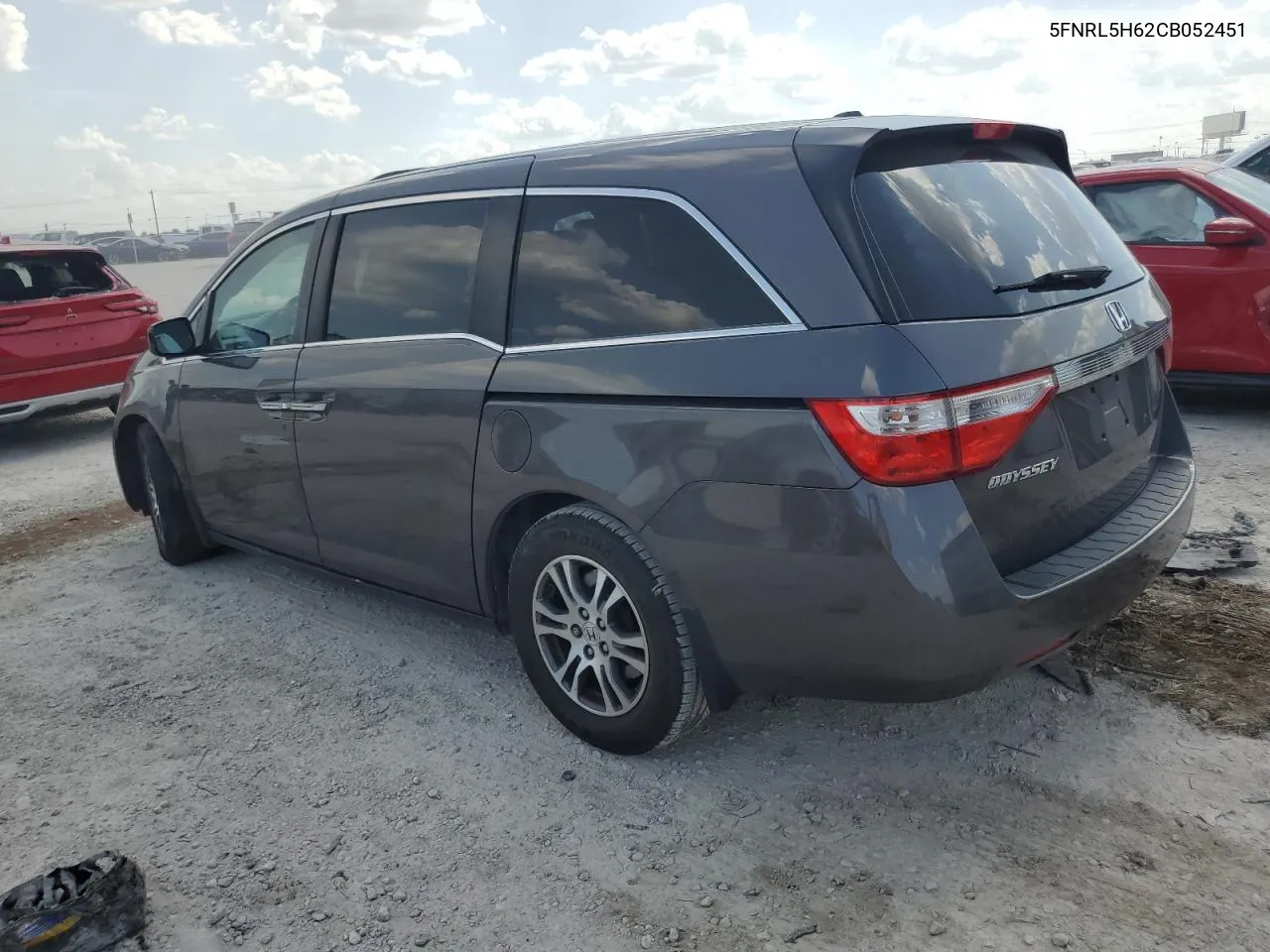 2012 Honda Odyssey Exl VIN: 5FNRL5H62CB052451 Lot: 68025114