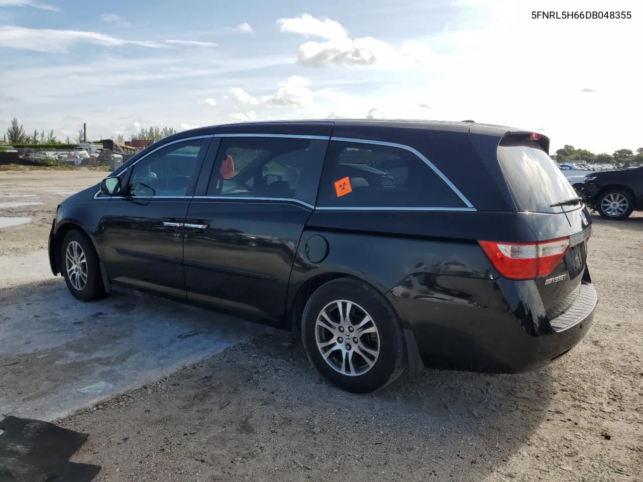 2013 Honda Odyssey Exl VIN: 5FNRL5H66DB048355 Lot: 70983804