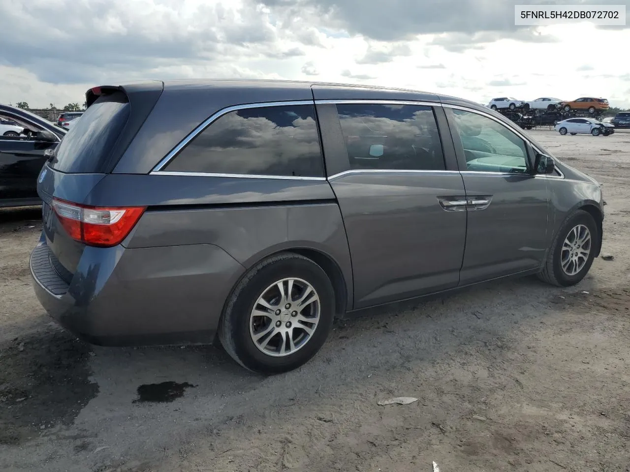 2013 Honda Odyssey Ex VIN: 5FNRL5H42DB072702 Lot: 71635654