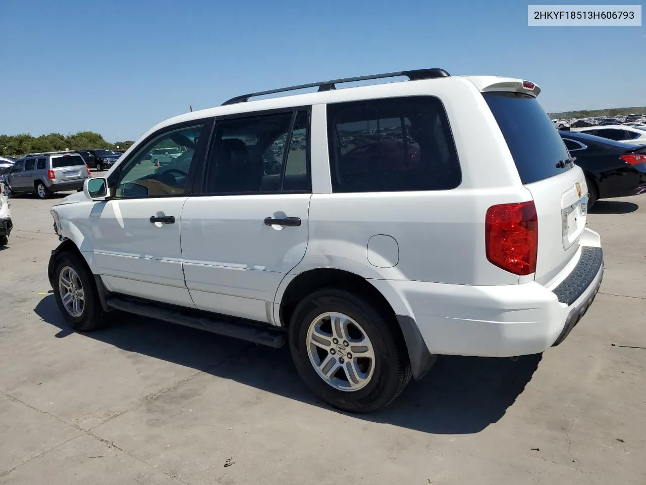 2003 Honda Pilot Exl VIN: 2HKYF18513H606793 Lot: 71749954