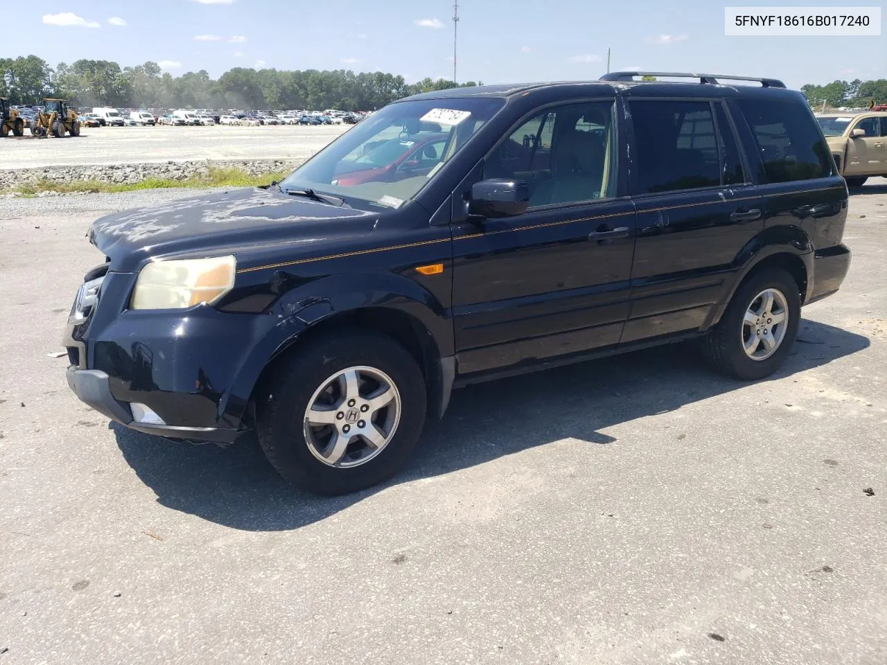 5FNYF18616B017240 2006 Honda Pilot Ex