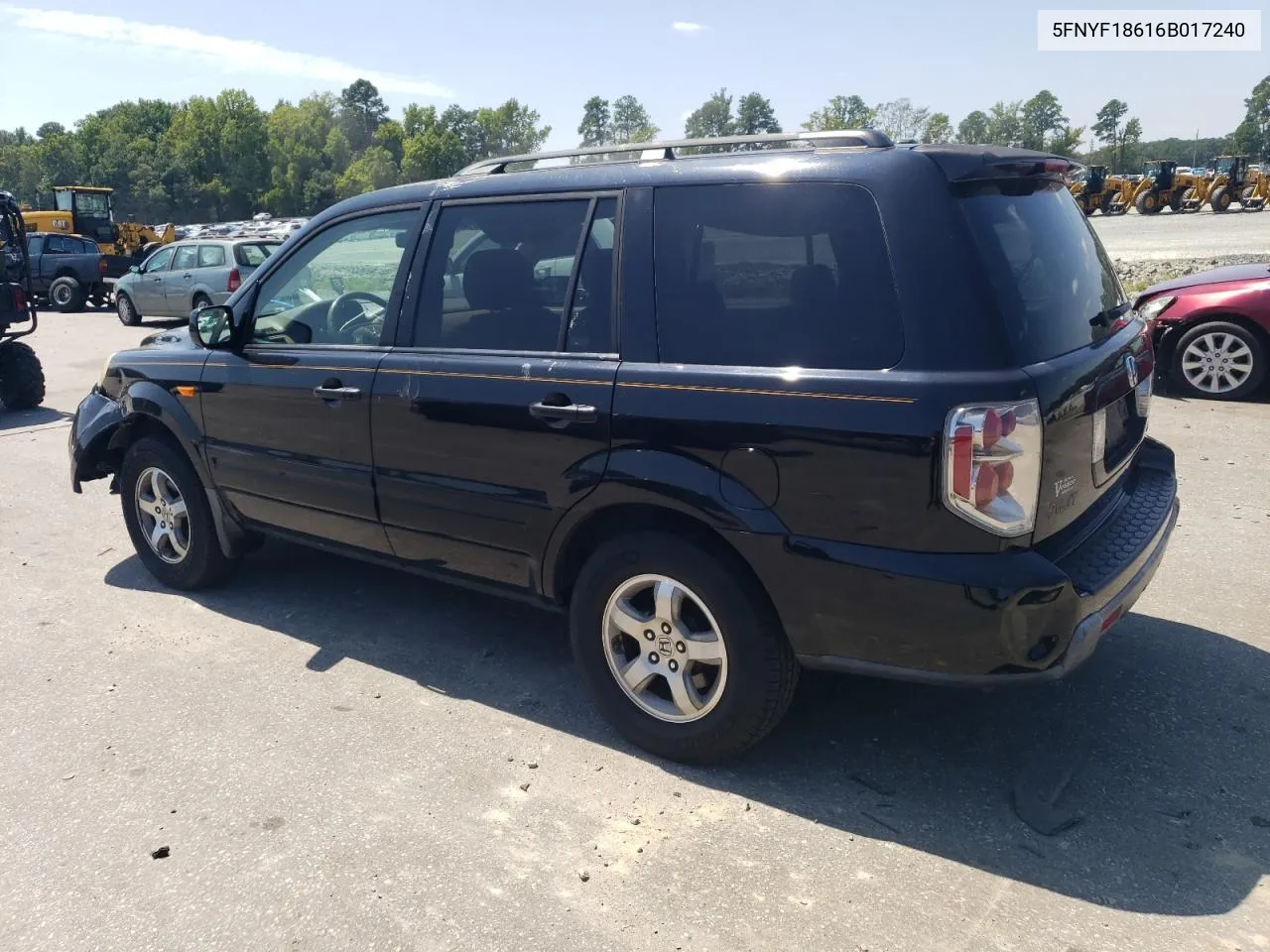 5FNYF18616B017240 2006 Honda Pilot Ex