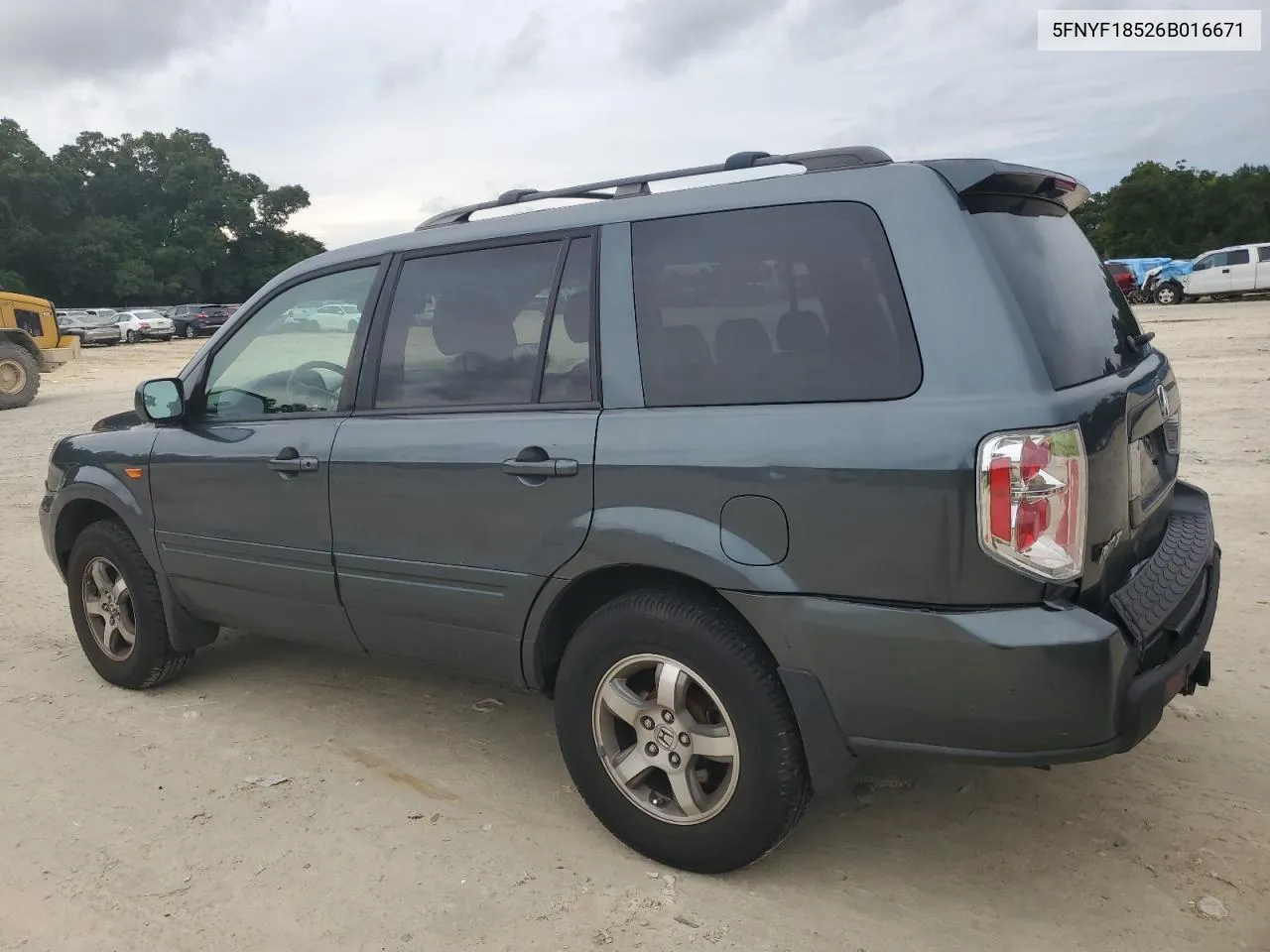 5FNYF18526B016671 2006 Honda Pilot Ex