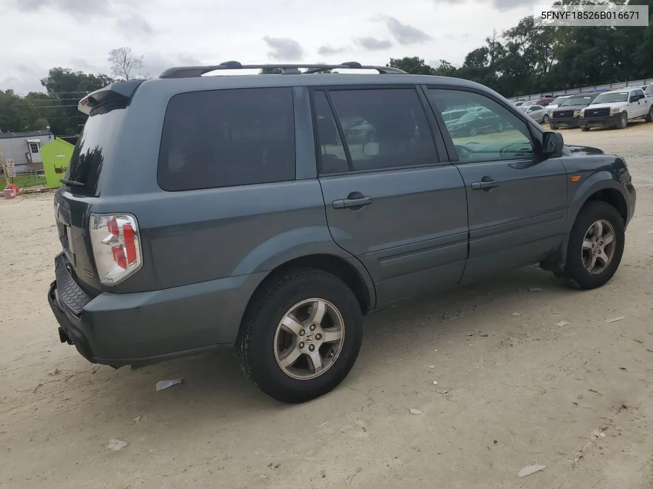 5FNYF18526B016671 2006 Honda Pilot Ex