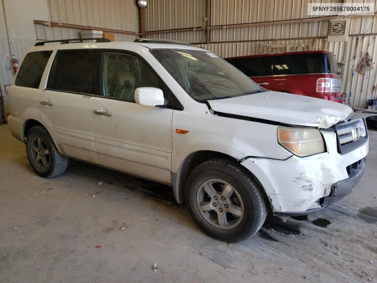 2007 Honda Pilot Exl VIN: 5FNYF28587B004175 Lot: 62734684