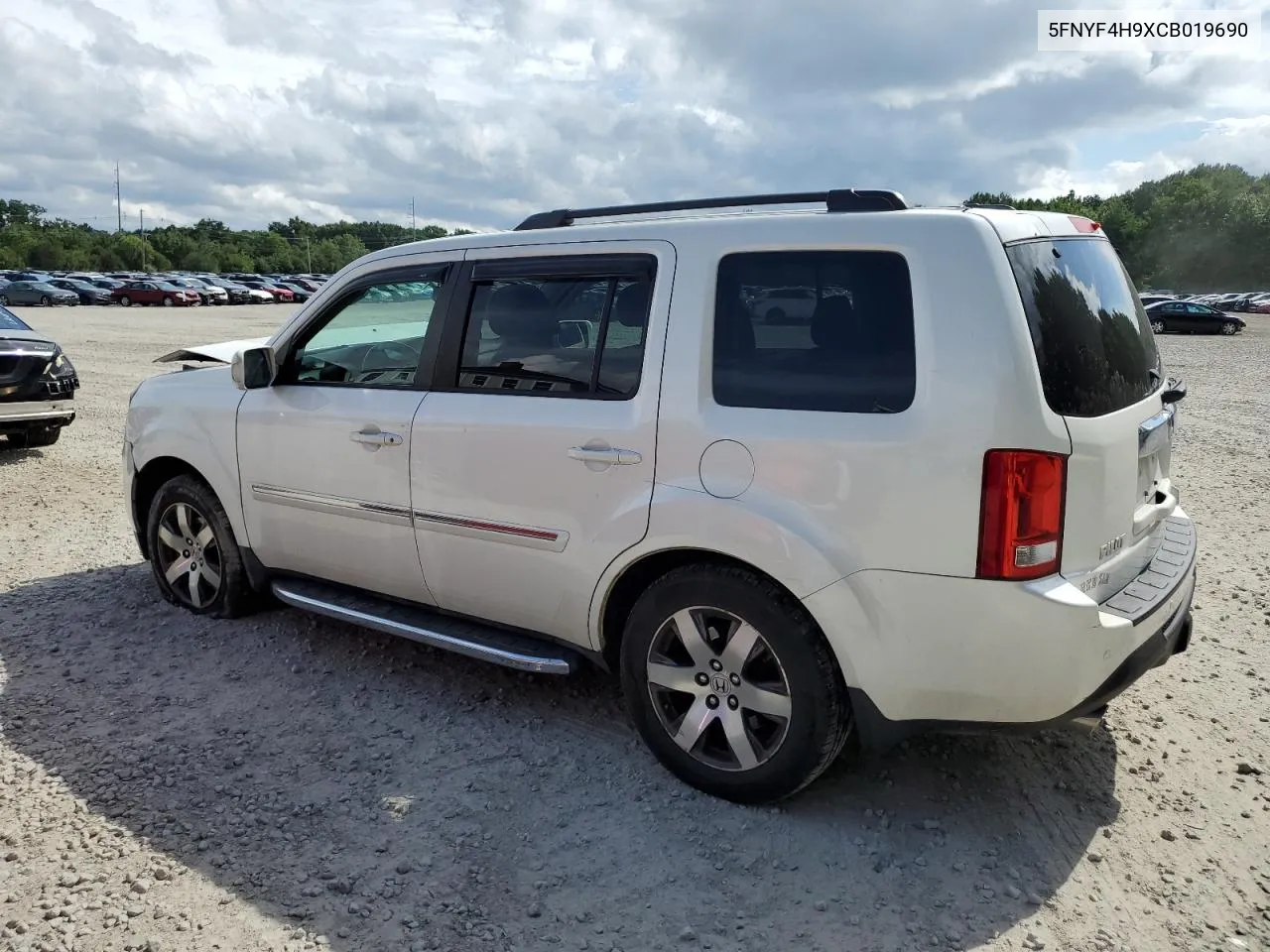 2012 Honda Pilot Touring VIN: 5FNYF4H9XCB019690 Lot: 65423834