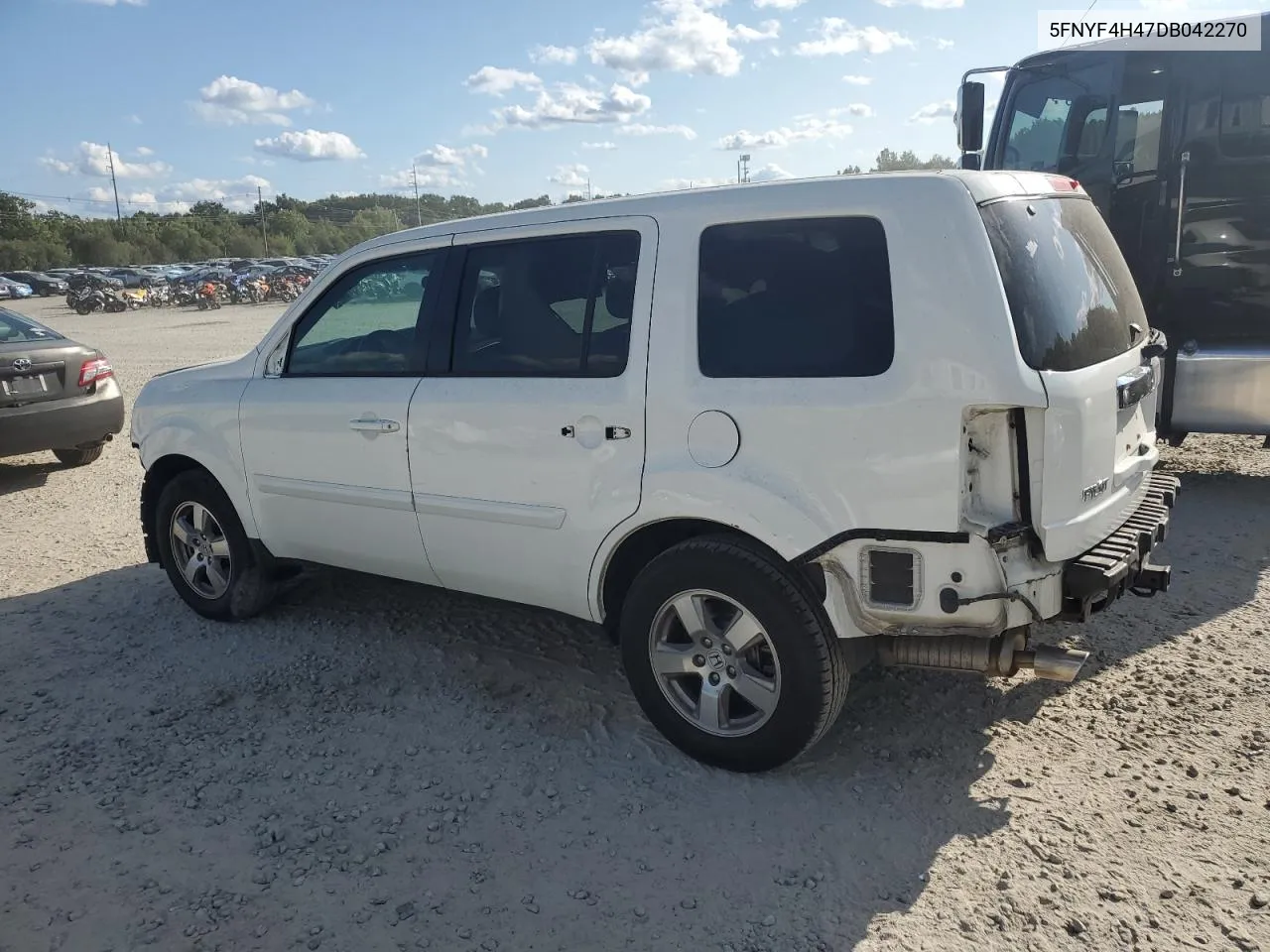 2013 Honda Pilot Ex VIN: 5FNYF4H47DB042270 Lot: 70082924