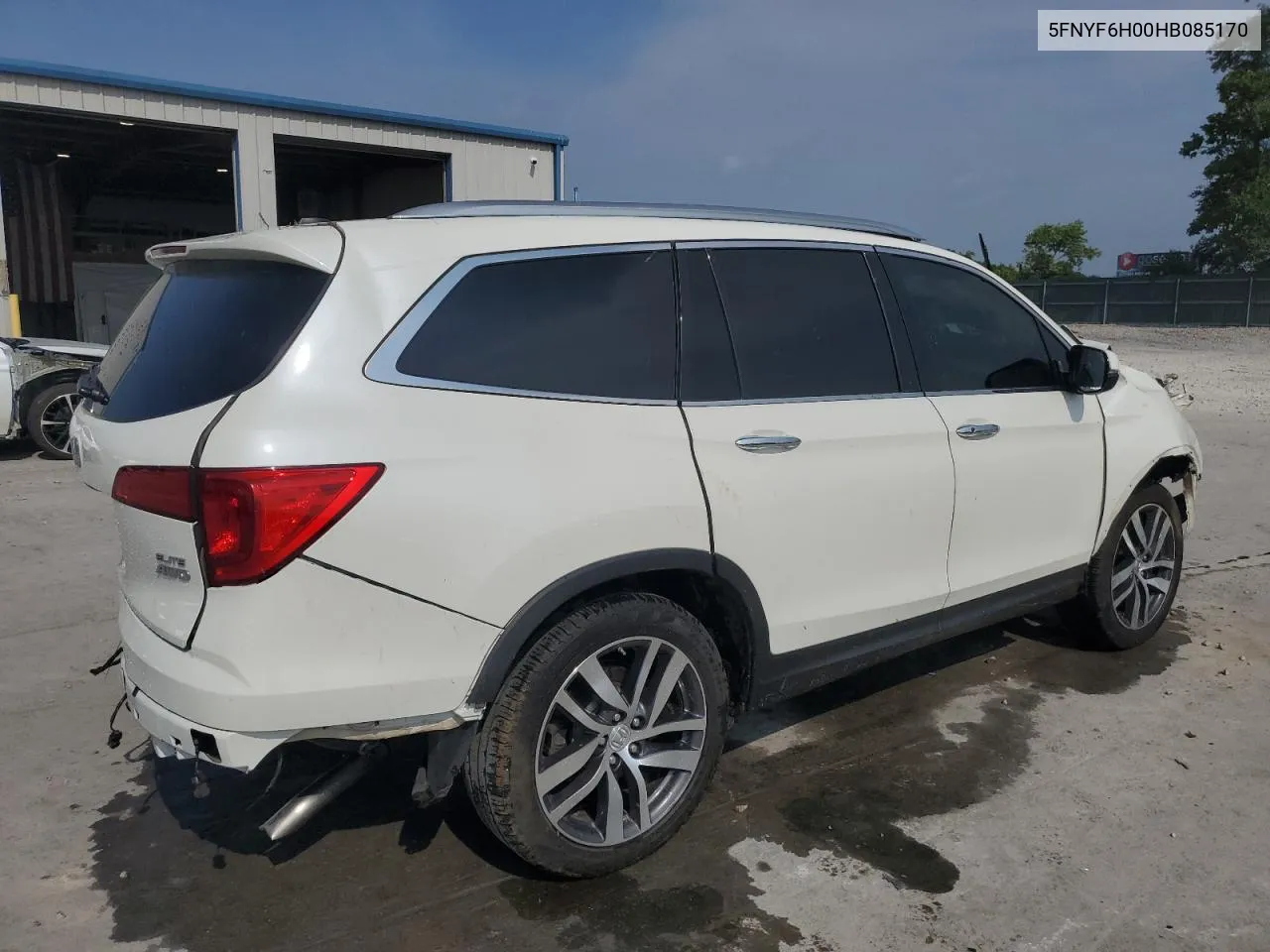 2017 Honda Pilot Elite VIN: 5FNYF6H00HB085170 Lot: 67384134