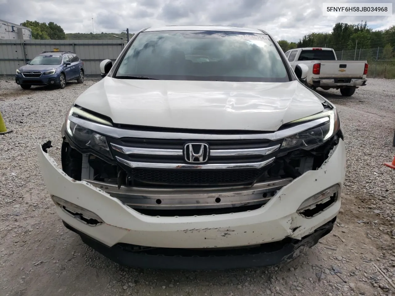 2018 Honda Pilot Exl VIN: 5FNYF6H58JB034968 Lot: 71540754