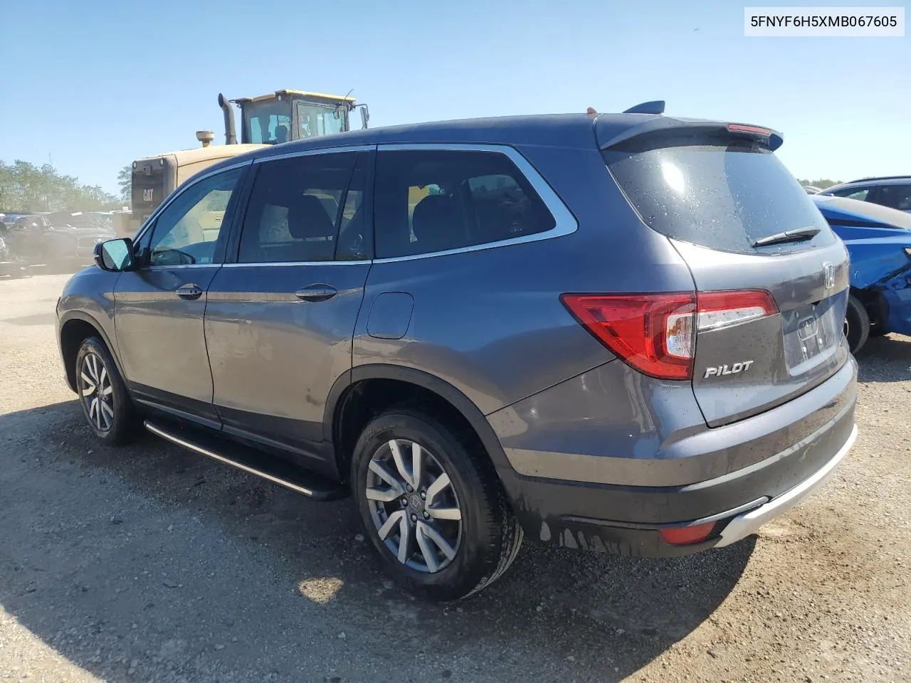 2021 Honda Pilot Exl VIN: 5FNYF6H5XMB067605 Lot: 69794944