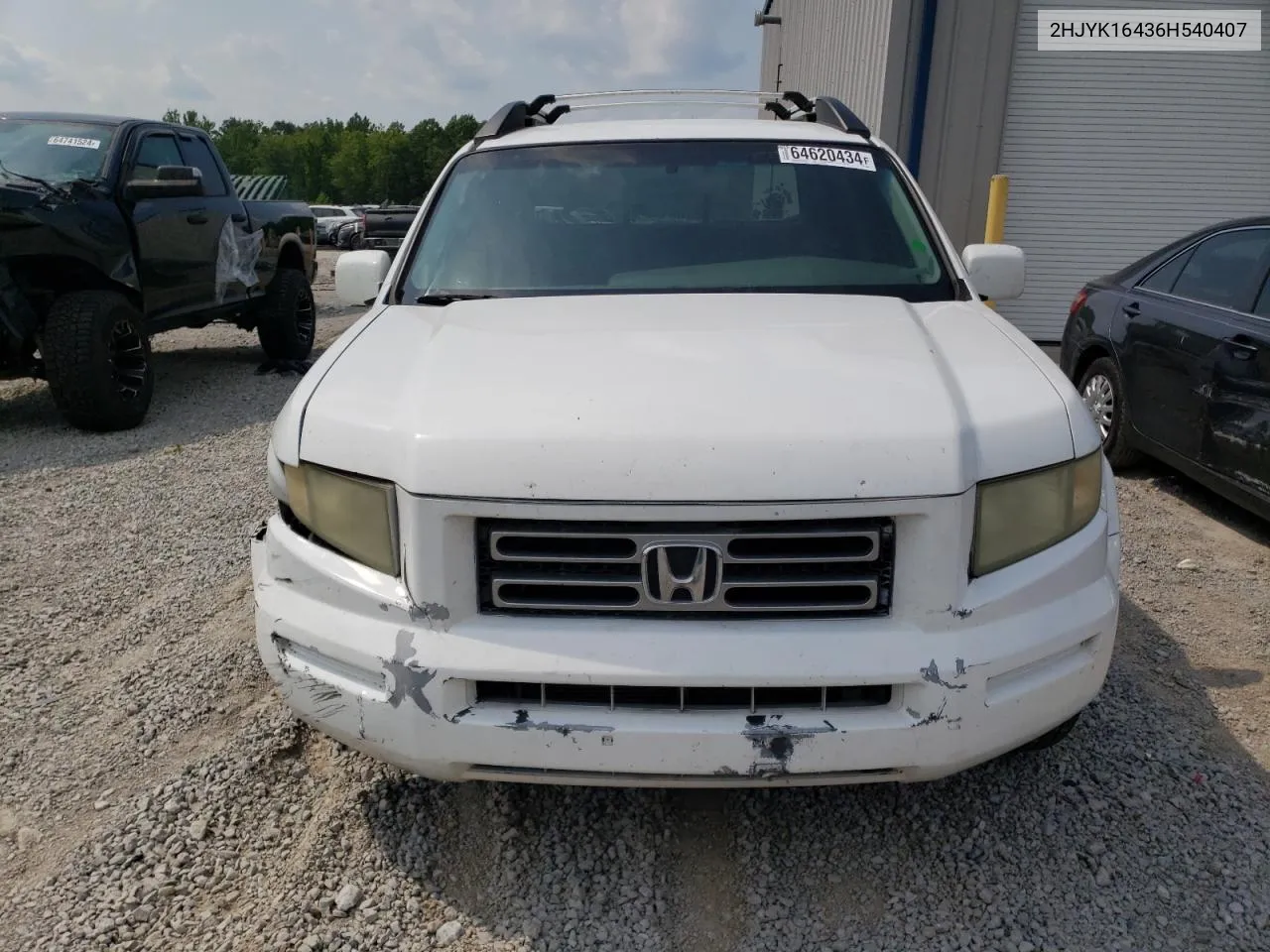 2006 Honda Ridgeline Rts VIN: 2HJYK16436H540407 Lot: 64620434