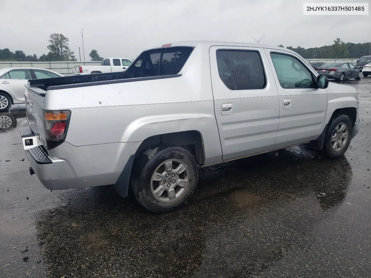 2007 Honda Ridgeline Rtx VIN: 2HJYK16337H501485 Lot: 64240274