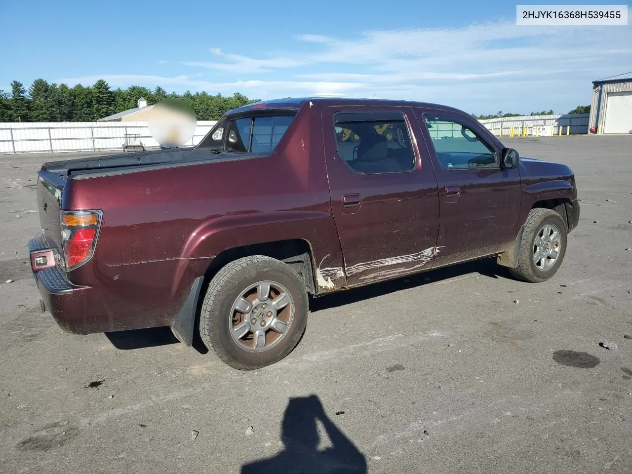 2HJYK16368H539455 2008 Honda Ridgeline Rtx