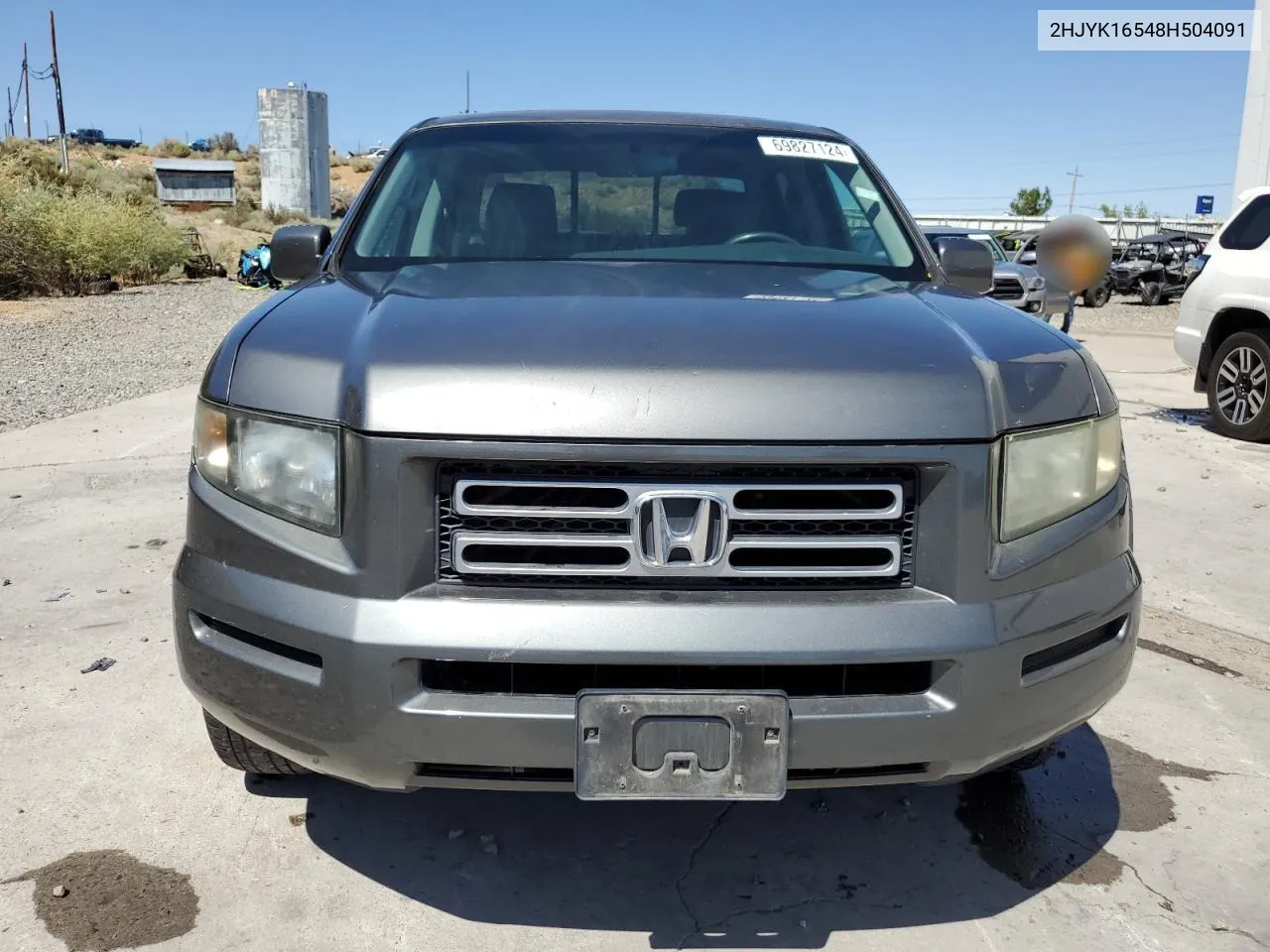 2008 Honda Ridgeline Rtl VIN: 2HJYK16548H504091 Lot: 69827124