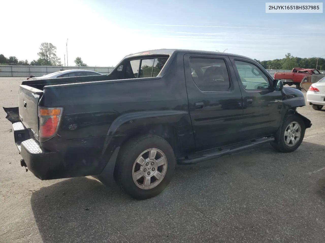 2008 Honda Ridgeline Rtl VIN: 2HJYK16518H537985 Lot: 69899134