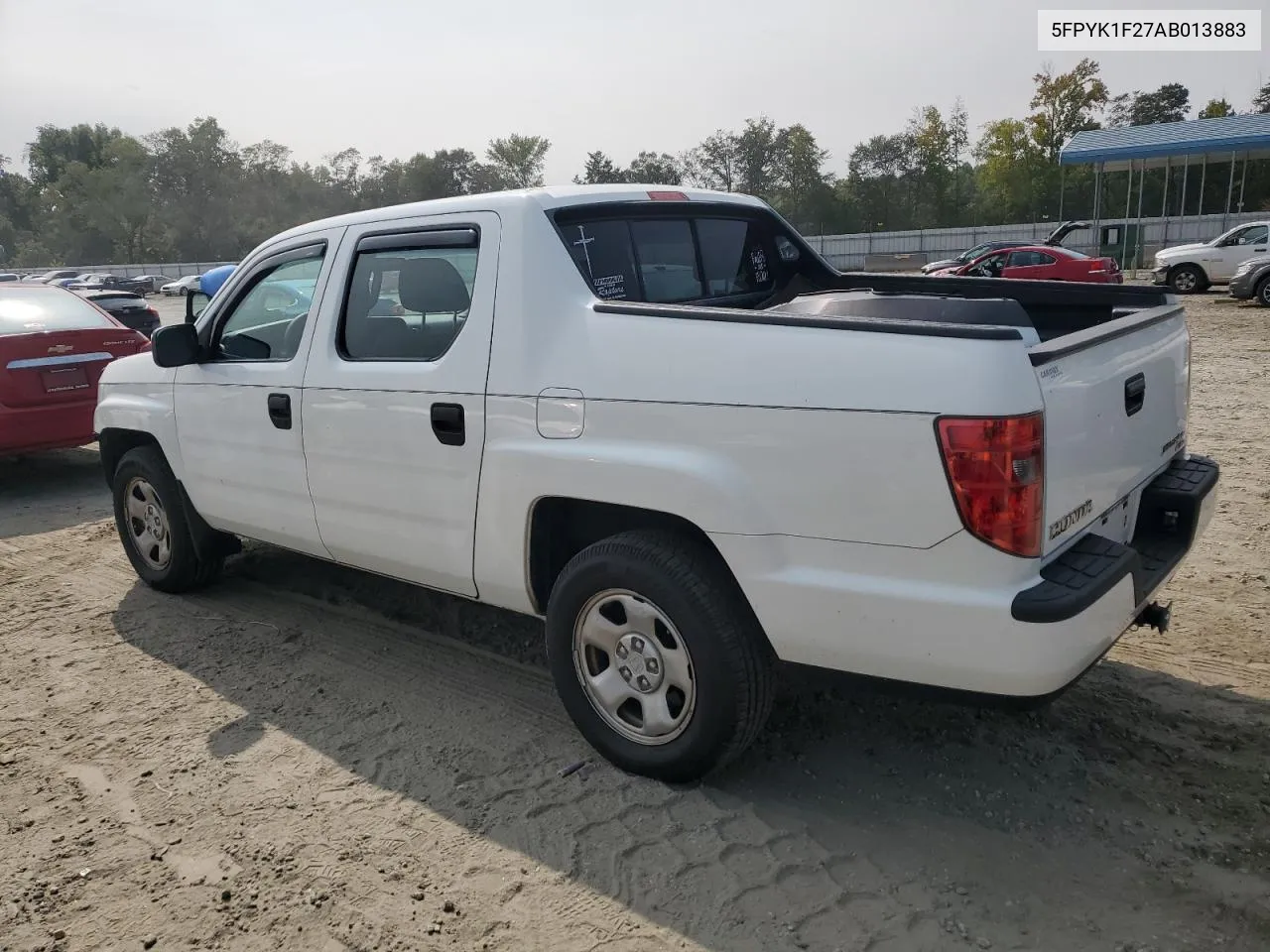 2010 Honda Ridgeline Rt VIN: 5FPYK1F27AB013883 Lot: 70817984