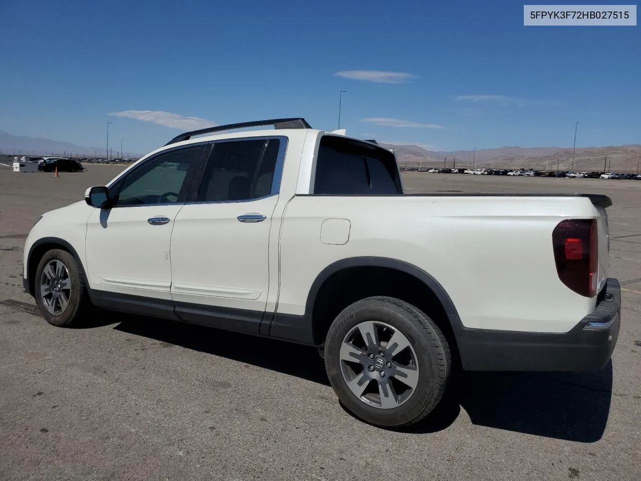 2017 Honda Ridgeline Rtl VIN: 5FPYK3F72HB027515 Lot: 71836284