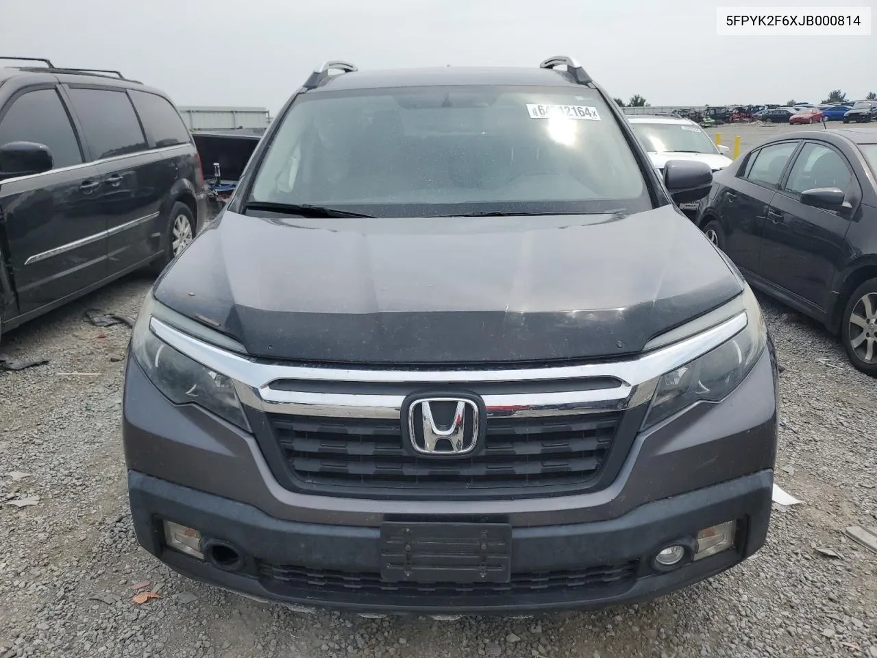 2018 Honda Ridgeline Rtl VIN: 5FPYK2F6XJB000814 Lot: 64712164