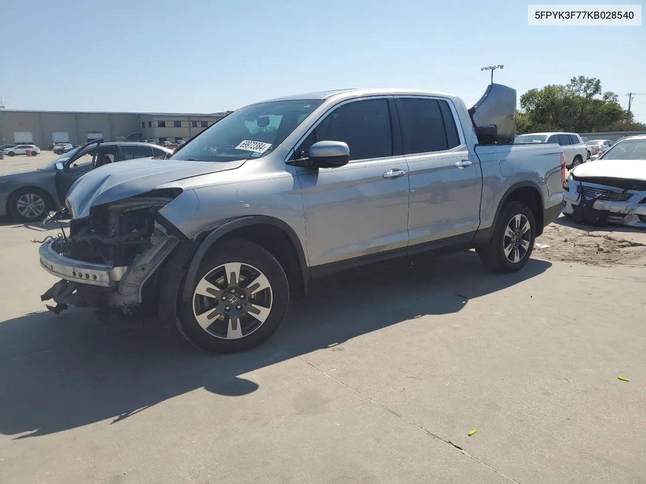 5FPYK3F77KB028540 2019 Honda Ridgeline Rtl