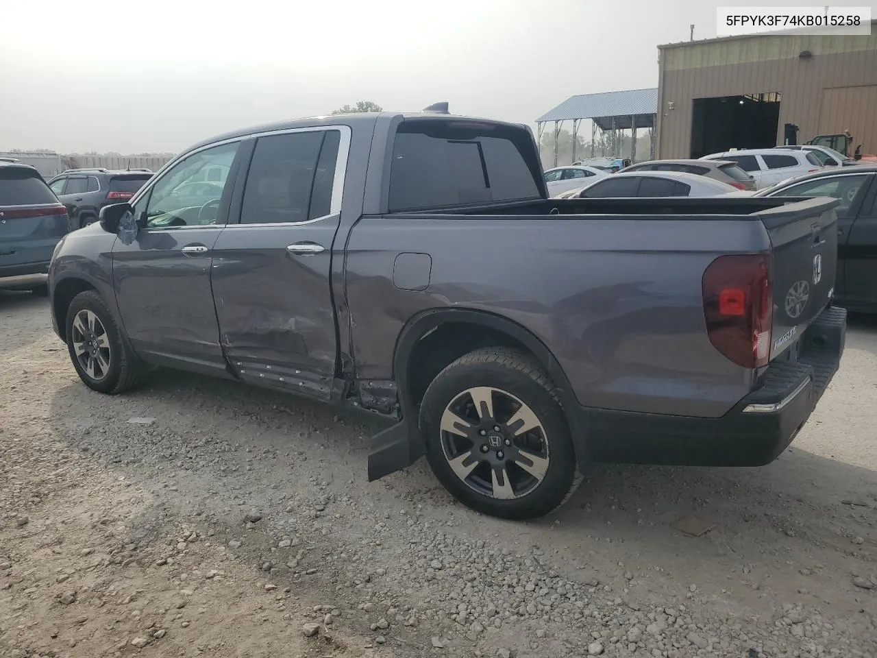 2019 Honda Ridgeline Rtl VIN: 5FPYK3F74KB015258 Lot: 71073414