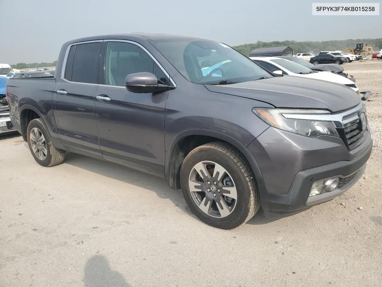 2019 Honda Ridgeline Rtl VIN: 5FPYK3F74KB015258 Lot: 71073414