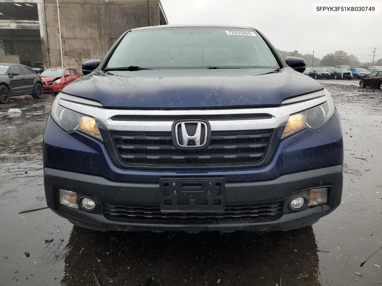 5FPYK3F51KB030749 2019 Honda Ridgeline Rtl