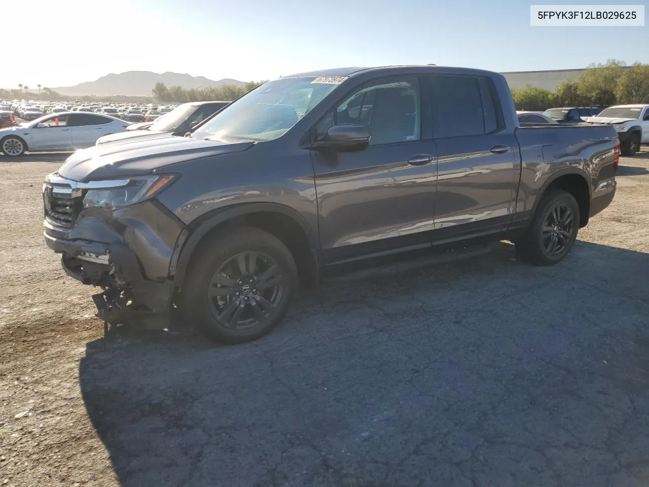 5FPYK3F12LB029625 2020 Honda Ridgeline Sport