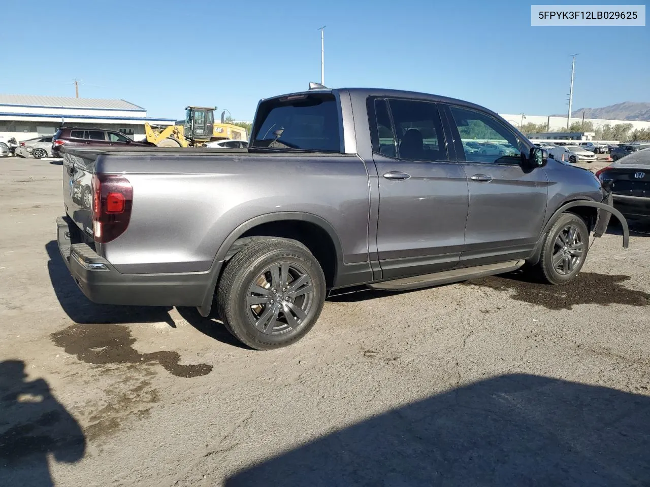 2020 Honda Ridgeline Sport VIN: 5FPYK3F12LB029625 Lot: 67973974