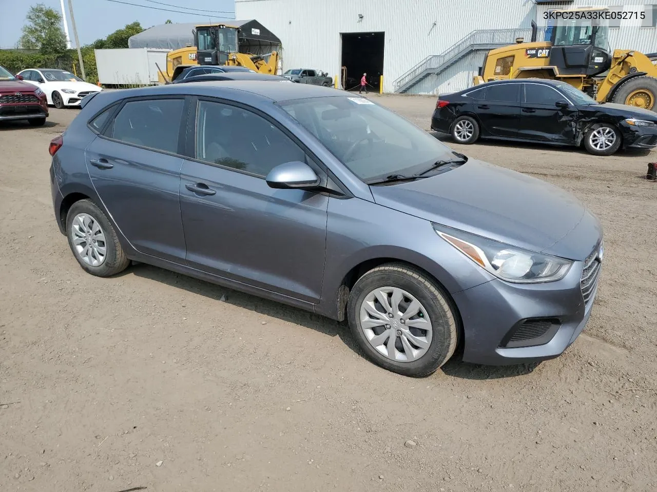 2019 Hyundai Accent Se VIN: 3KPC25A33KE052715 Lot: 71188294