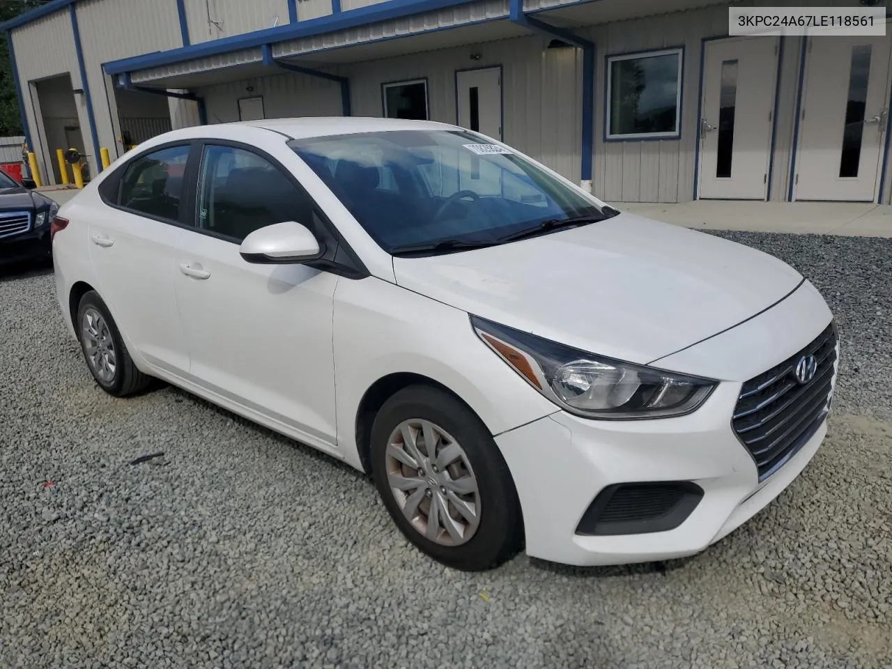 2020 Hyundai Accent Se VIN: 3KPC24A67LE118561 Lot: 70826824