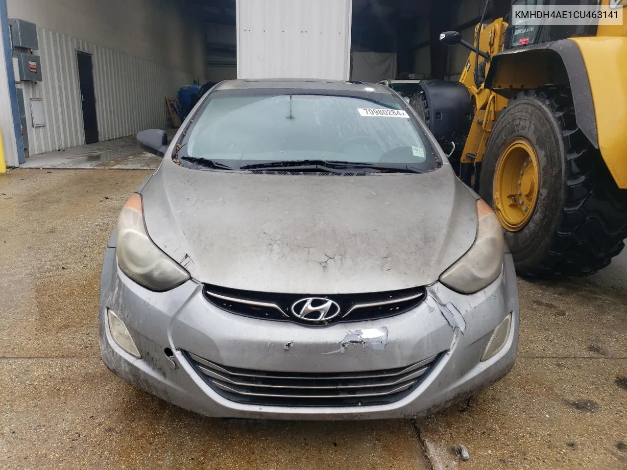 2012 Hyundai Elantra Gls VIN: KMHDH4AE1CU463141 Lot: 70980284