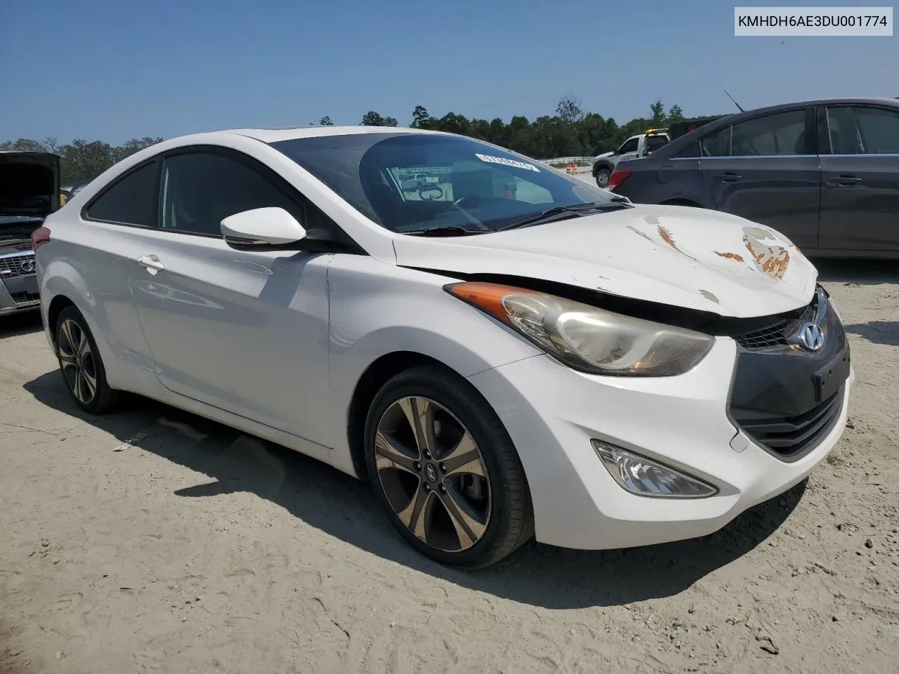 2013 Hyundai Elantra Coupe Gs VIN: KMHDH6AE3DU001774 Lot: 67348474