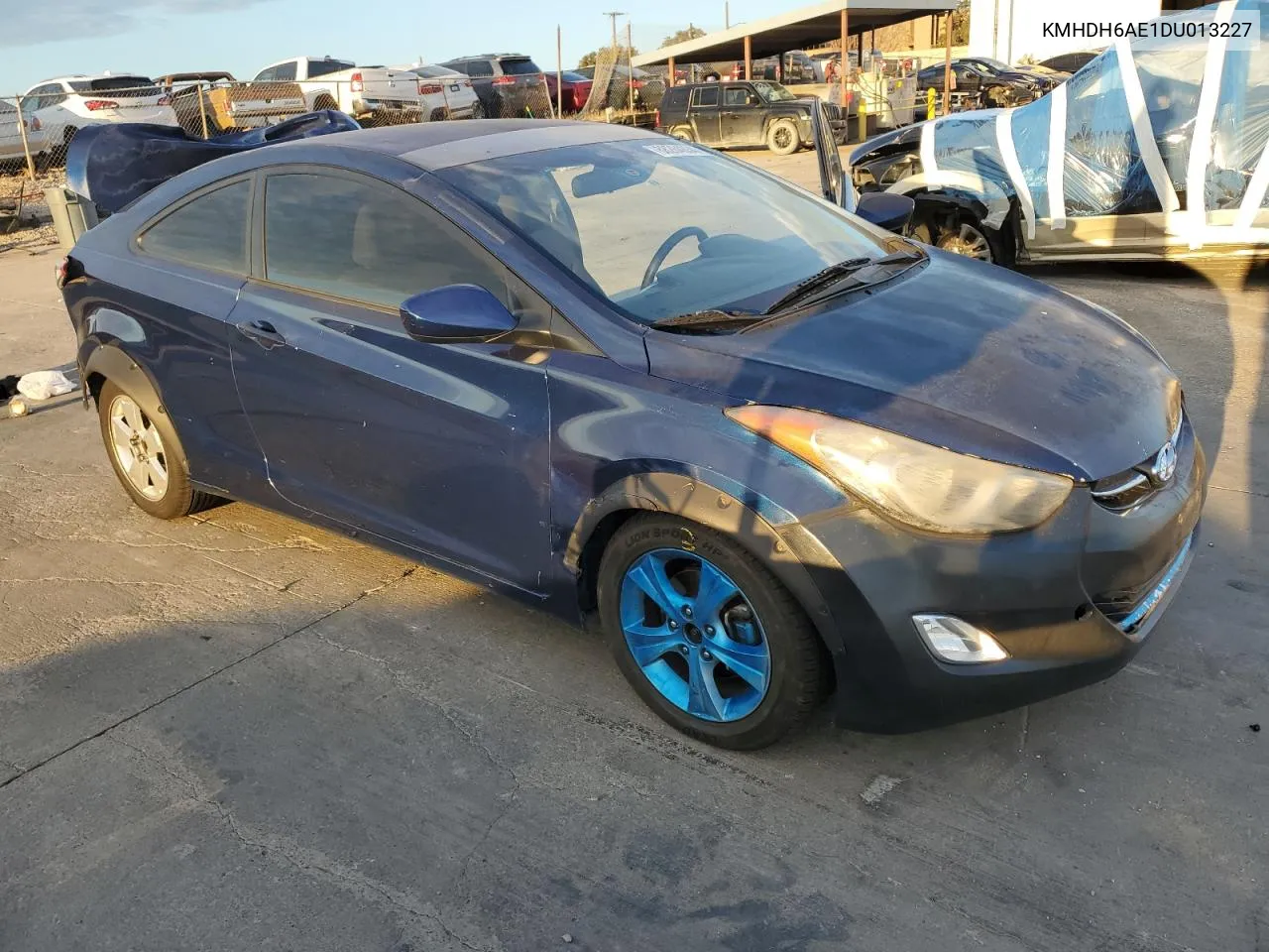 KMHDH6AE1DU013227 2013 Hyundai Elantra Coupe Gs