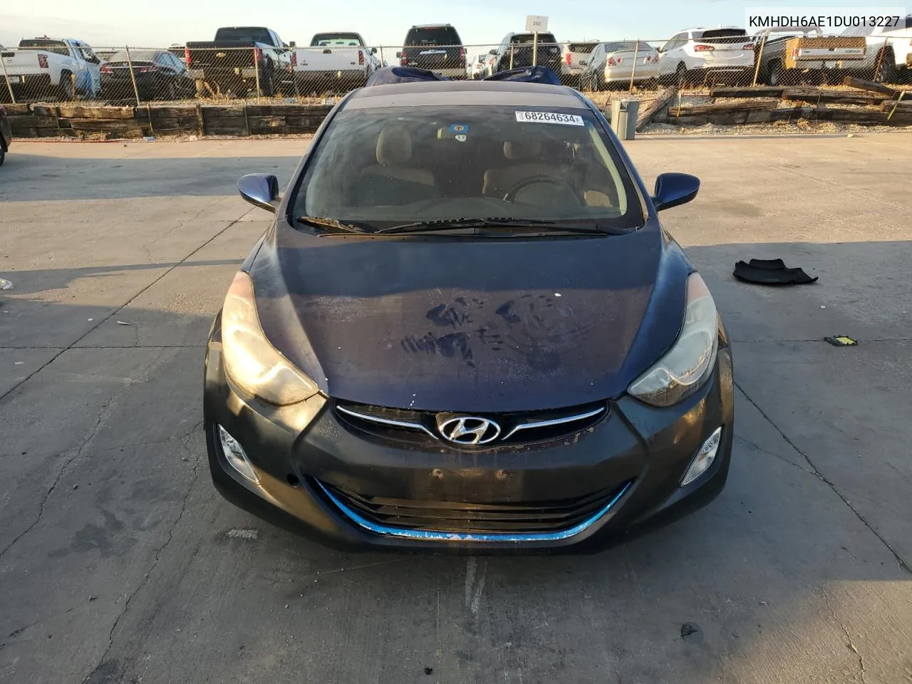 KMHDH6AE1DU013227 2013 Hyundai Elantra Coupe Gs