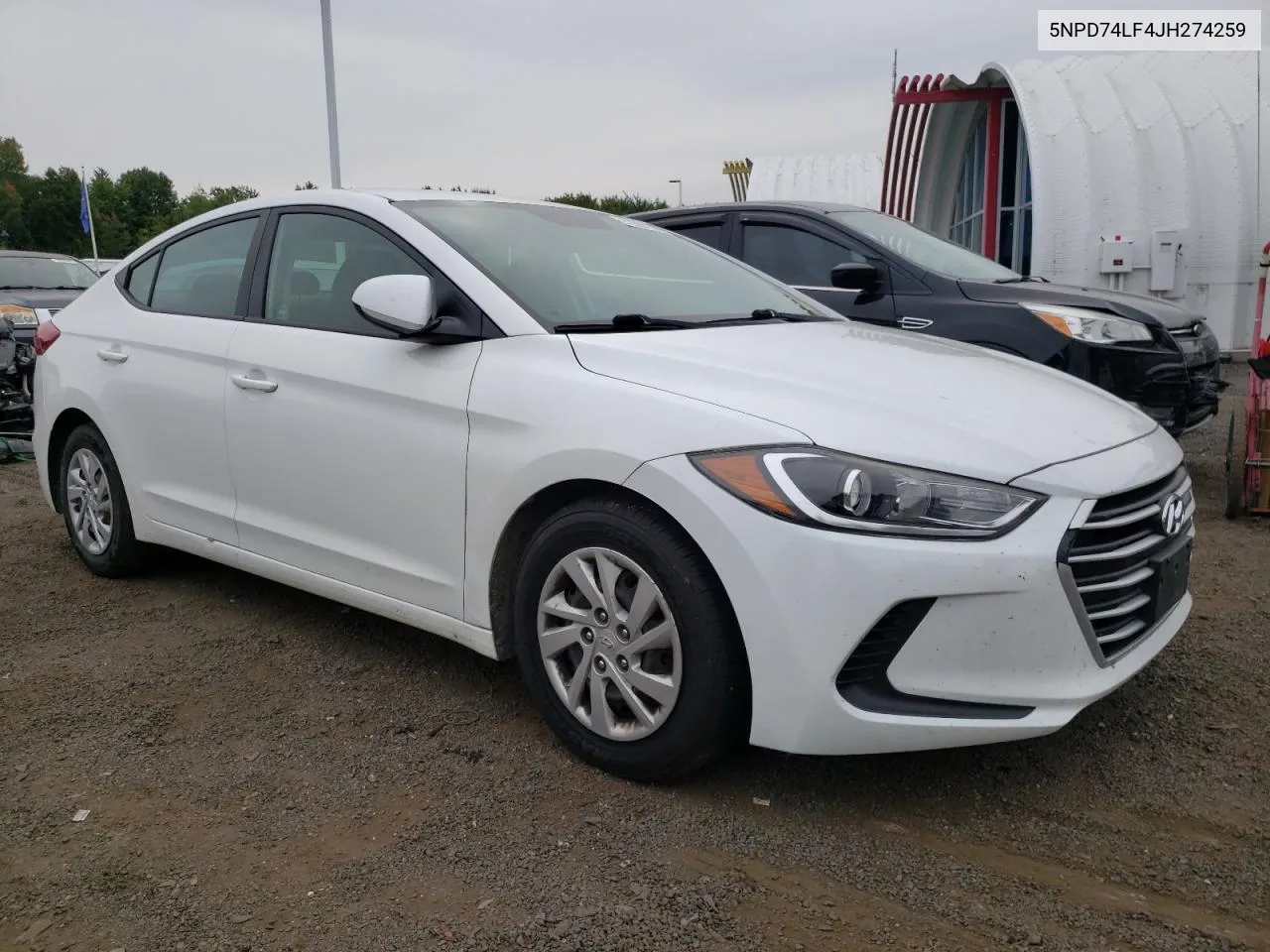 2018 Hyundai Elantra Se VIN: 5NPD74LF4JH274259 Lot: 72394274