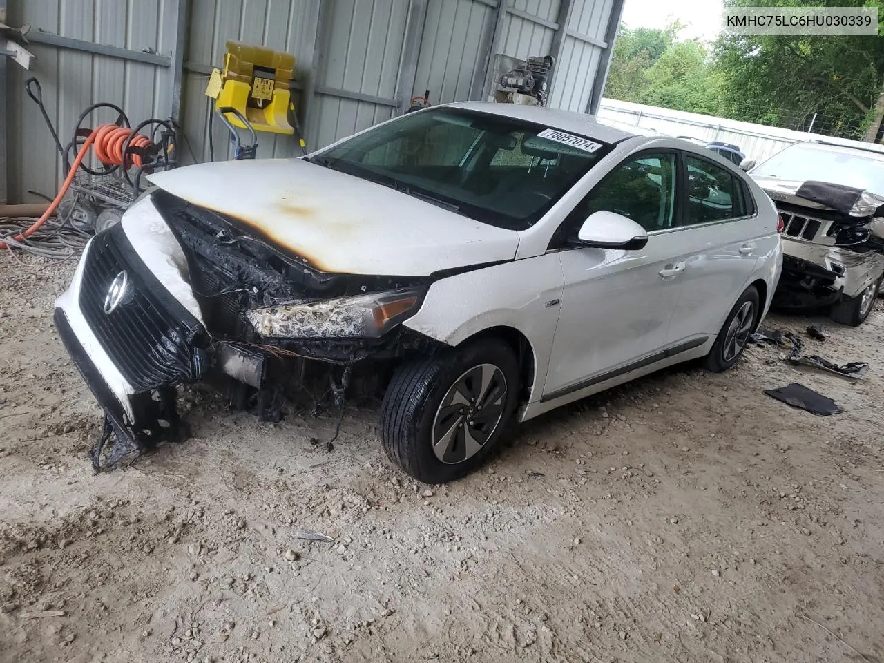 KMHC75LC6HU030339 2017 Hyundai Ioniq Sel