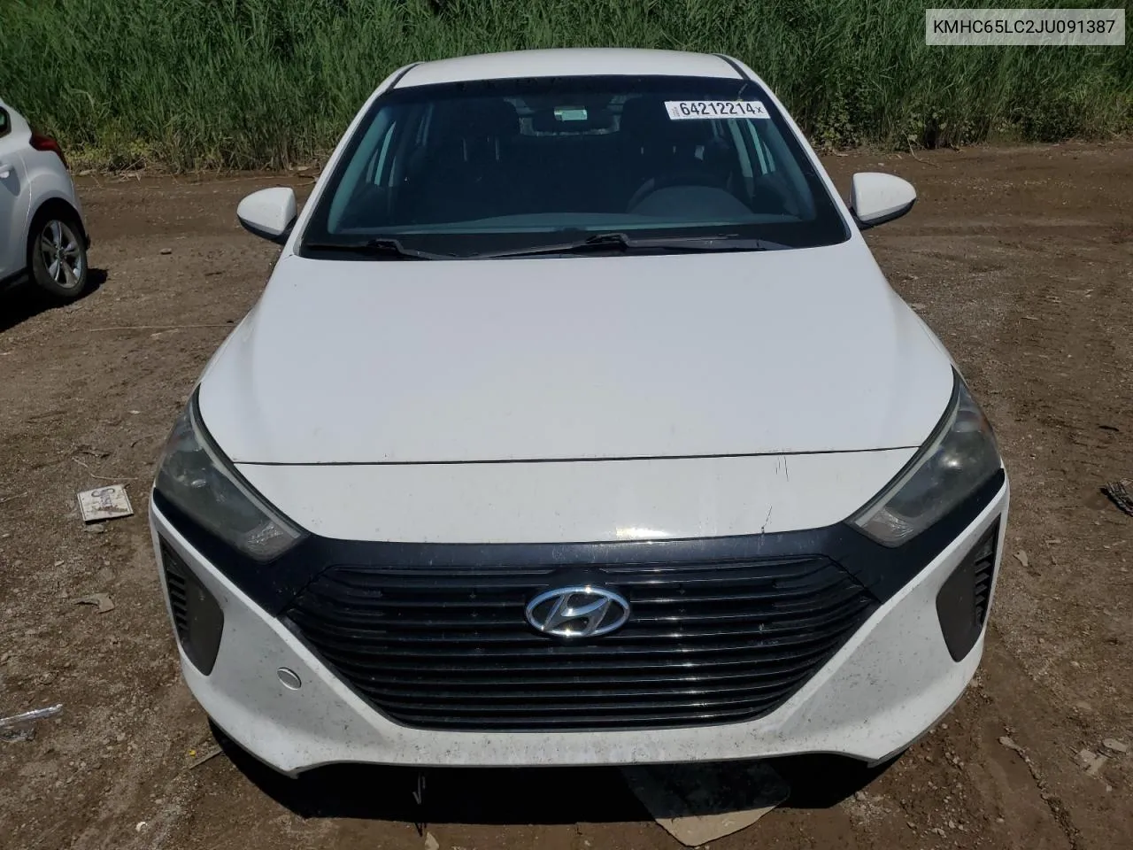 KMHC65LC2JU091387 2018 Hyundai Ioniq Blue