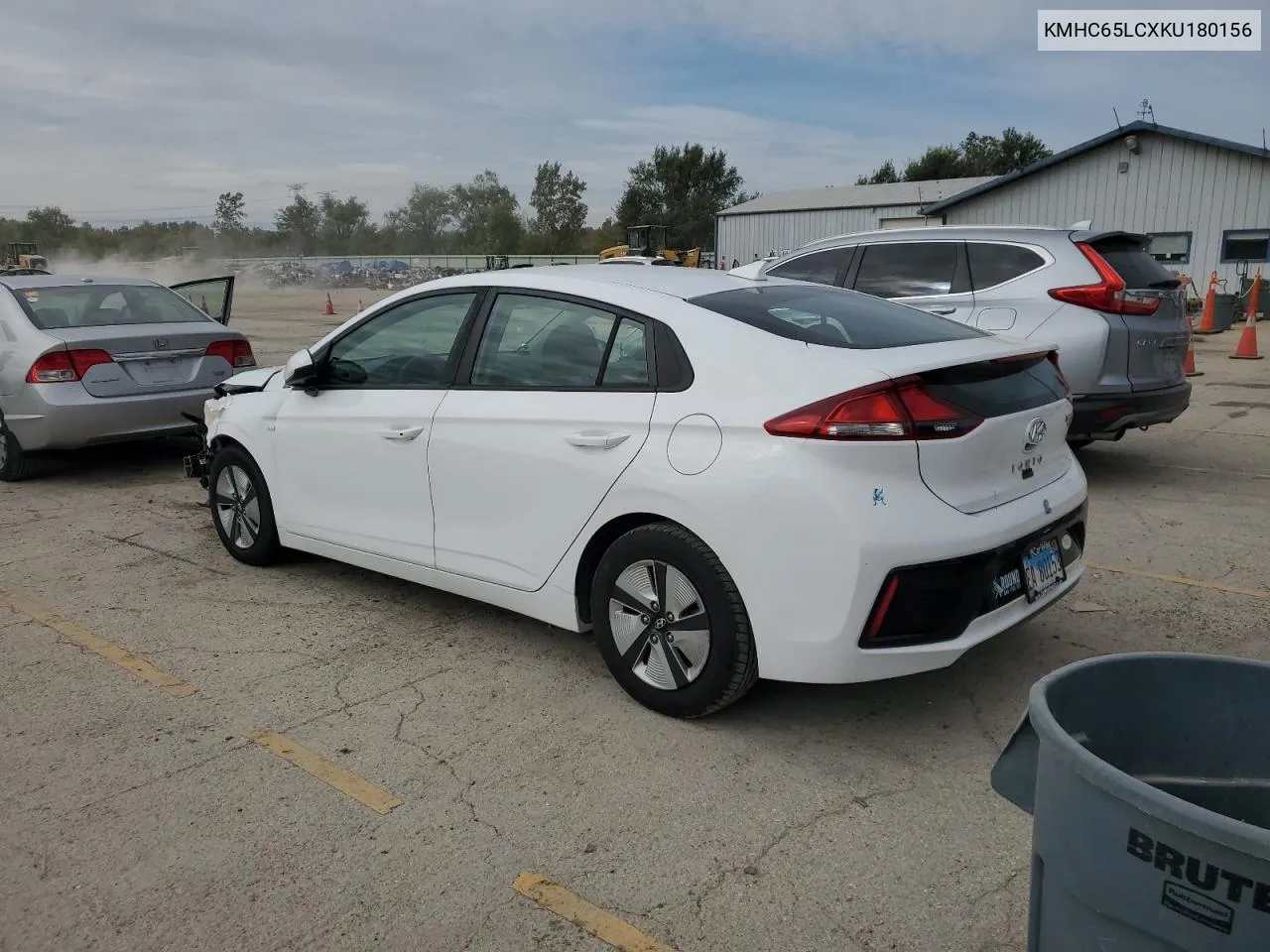 2019 Hyundai Ioniq Blue VIN: KMHC65LCXKU180156 Lot: 71618984