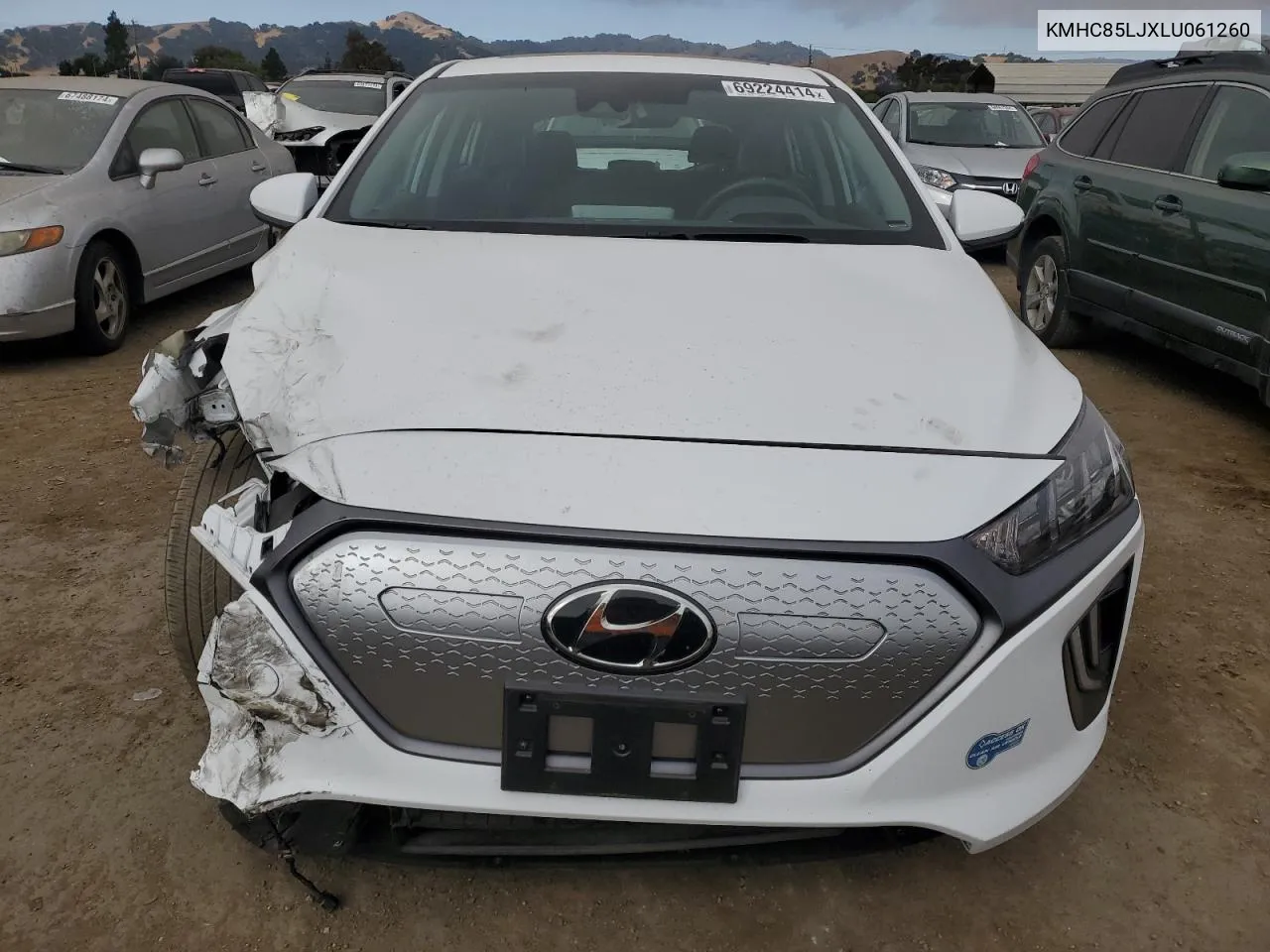 2020 Hyundai Ioniq Limited VIN: KMHC85LJXLU061260 Lot: 69224414